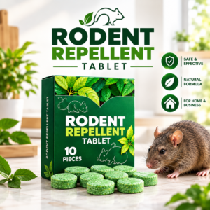 Rodent Repellent Tablet – ১০ পিসের প্যাক | ইঁদুর প্রতিরোধক ট্যাবলেট